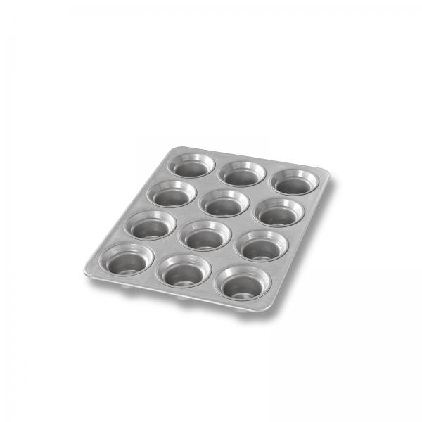 USA Pans 12 Cup Mini-crown Muffin Pan ALUMINIZED Steel With Americoat for sale online 