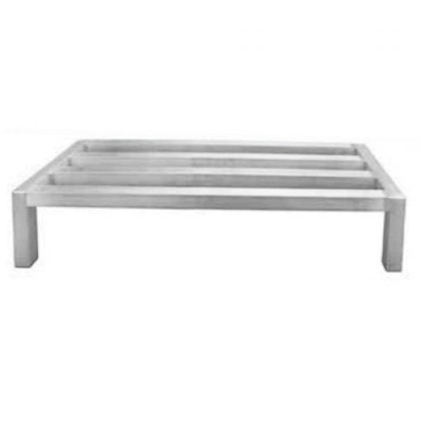 Heavy Duty All Welded Aluminum Dunnage Rack 24"W x 24"L x 8"H 