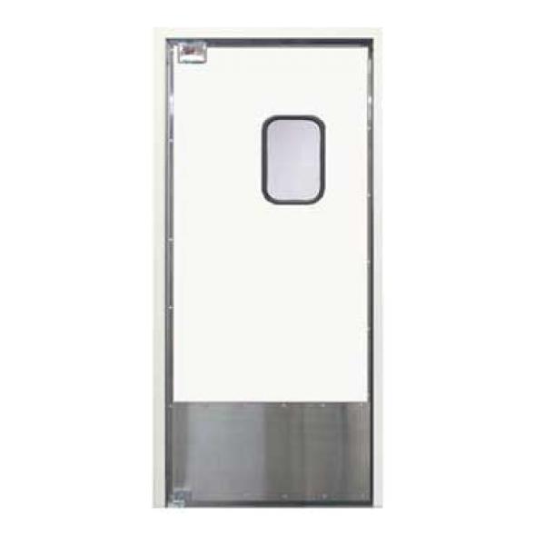 9 x 14 Window Curtron SPD-60-DBL-5484 Service-Pro Series 60 Insulated Swinging Doors 0.250 ABS Sheet w/Textured Finish & 16 Gauge Stainless Steel Reinforced Back Spine 54 x 84