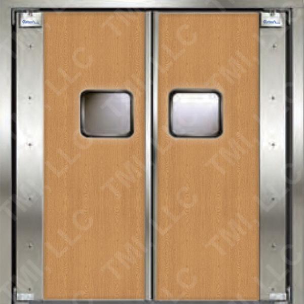 54 x 84 9 x 14 Window Curtron SPD-50-DBL-5484 Service-Pro Series 50 Insulated Double Swinging Doors Thermoplastic Facing Exterior & Full Perimeter Gasket 
