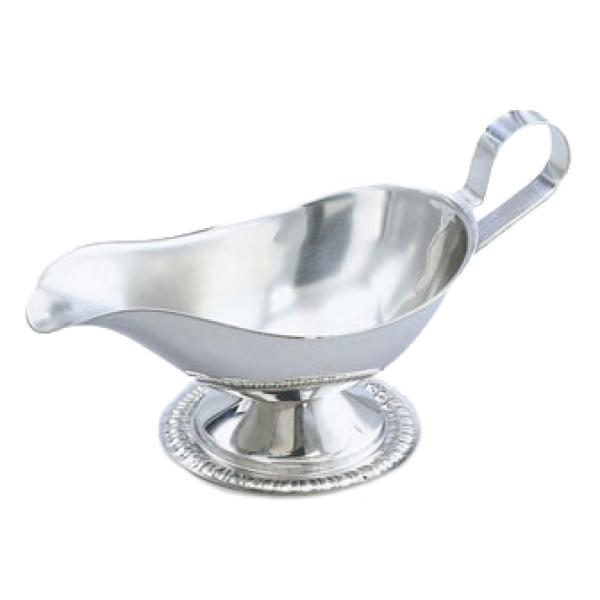 Vollrath 47575 5 oz Gravy or Sauce Boat Stainless with gadroon base 12 Pack 