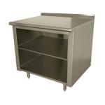 Stainless Steel Work Tables w/ Open Cabinet Base image