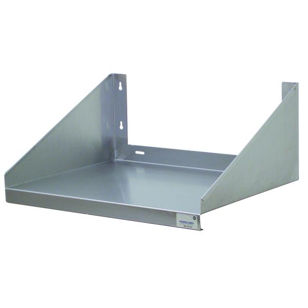 36" x 24" Stainless Steel Microwave Shelf - Wall-Mounted: Restaurant