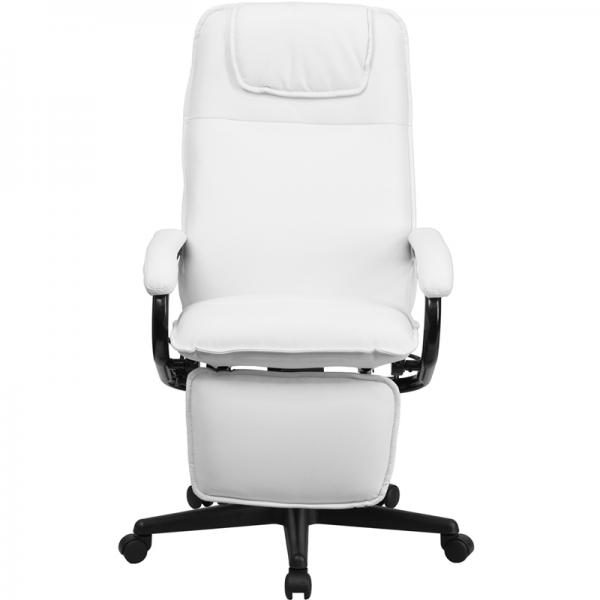 BT-70172... High Back Black Leather Executive Reclining Swivel Chair with Arms 