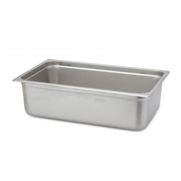 22 Gauge Stainless Steel Steam Table Pan 1-13/16 Quart Fourth-Size 