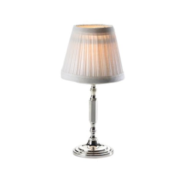 Vintage Charm La Rue Lamp Base 6 1 2, Silver Candlestick Lamp Base