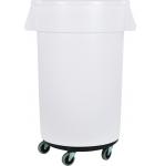 Bronco Waste Container, with black twist-to-lock dolly, 32 gallon