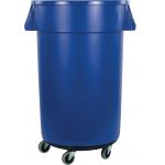 Bronco Waste Container, with black twist-to-lock dolly, 32 gallon