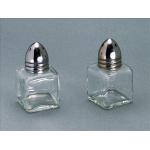 ABC Clear Salt And Pepper Shakers image