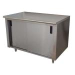 Advance Tabco Stainless Steel Work Tables Slide Cabinet Base image