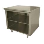 Advance Tabco Stainless Steel Work Tables Open Cabinet Base image