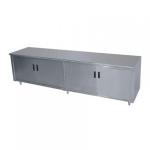 Advance Tabco Stainless Steel Work Tables Hinged Cabinet Base image