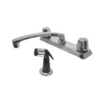 Advance Tabco Deck Mounted Faucets With Spray Hose image