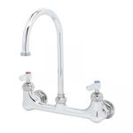 T S Brass Goose Neck Splash Mounted Faucets image