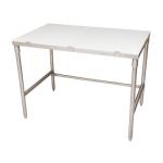 BK Resources Flat Poly Top Work Tables With Open Base image