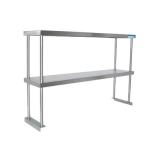BK Resources Double Tier Table Mounted Overshelves image