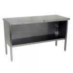 John Boos Stainless Steel Work Tables Open Cabinet Base image
