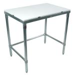 John Boos Flat Poly Top Work Tables With Open Base image