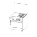 Southbend Restaurant Ranges With Burners And Charbroiler image